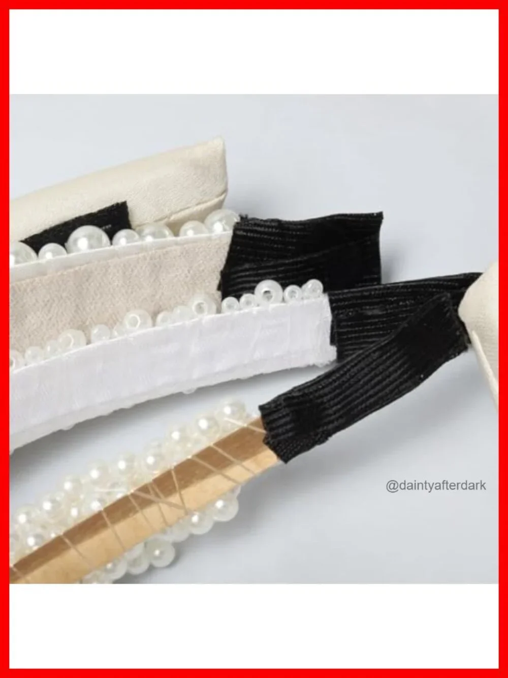 5 Pack Faux Pearls Headband Set - Wedding Hair Accessories